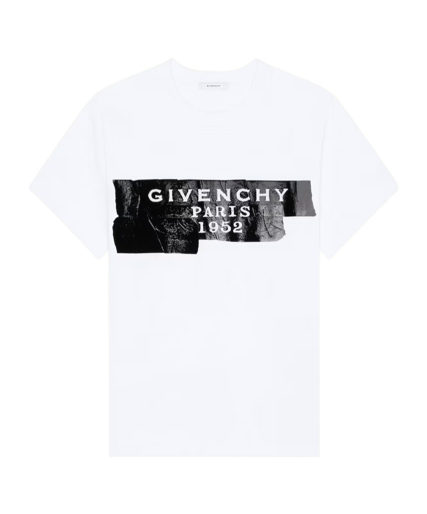 Givenchy White T-shirt With Lettering Logo On The Front In Cotton Woman In White