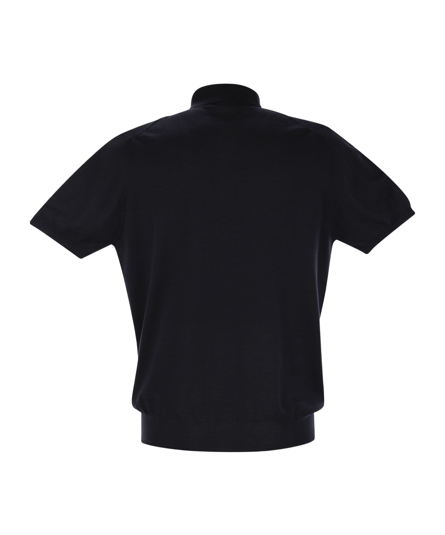 Shop Kiton Short-sleeved Polo Shirt In Black