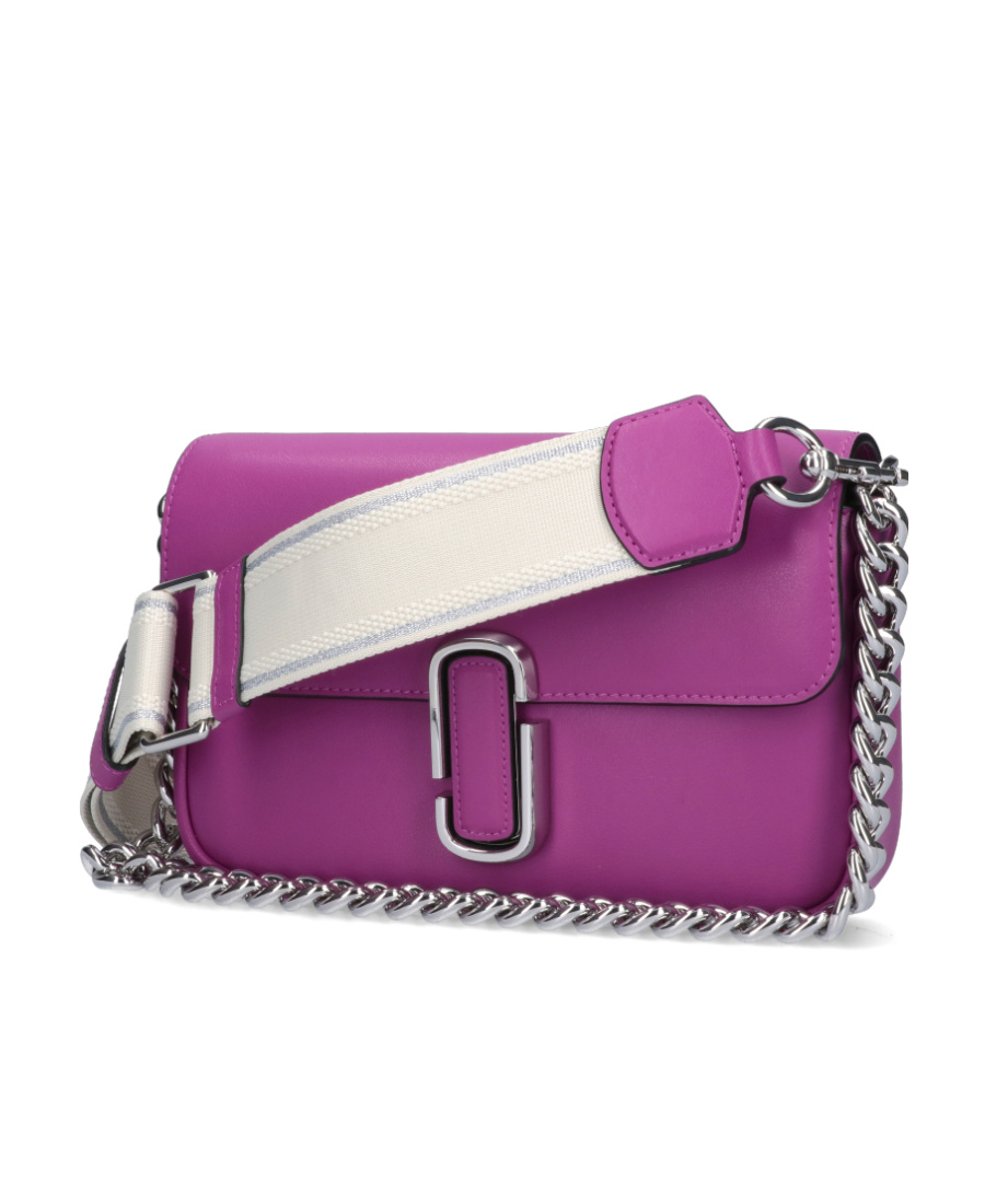 Marc Jacobs Logo-plaque Shoulder Bag In Pink