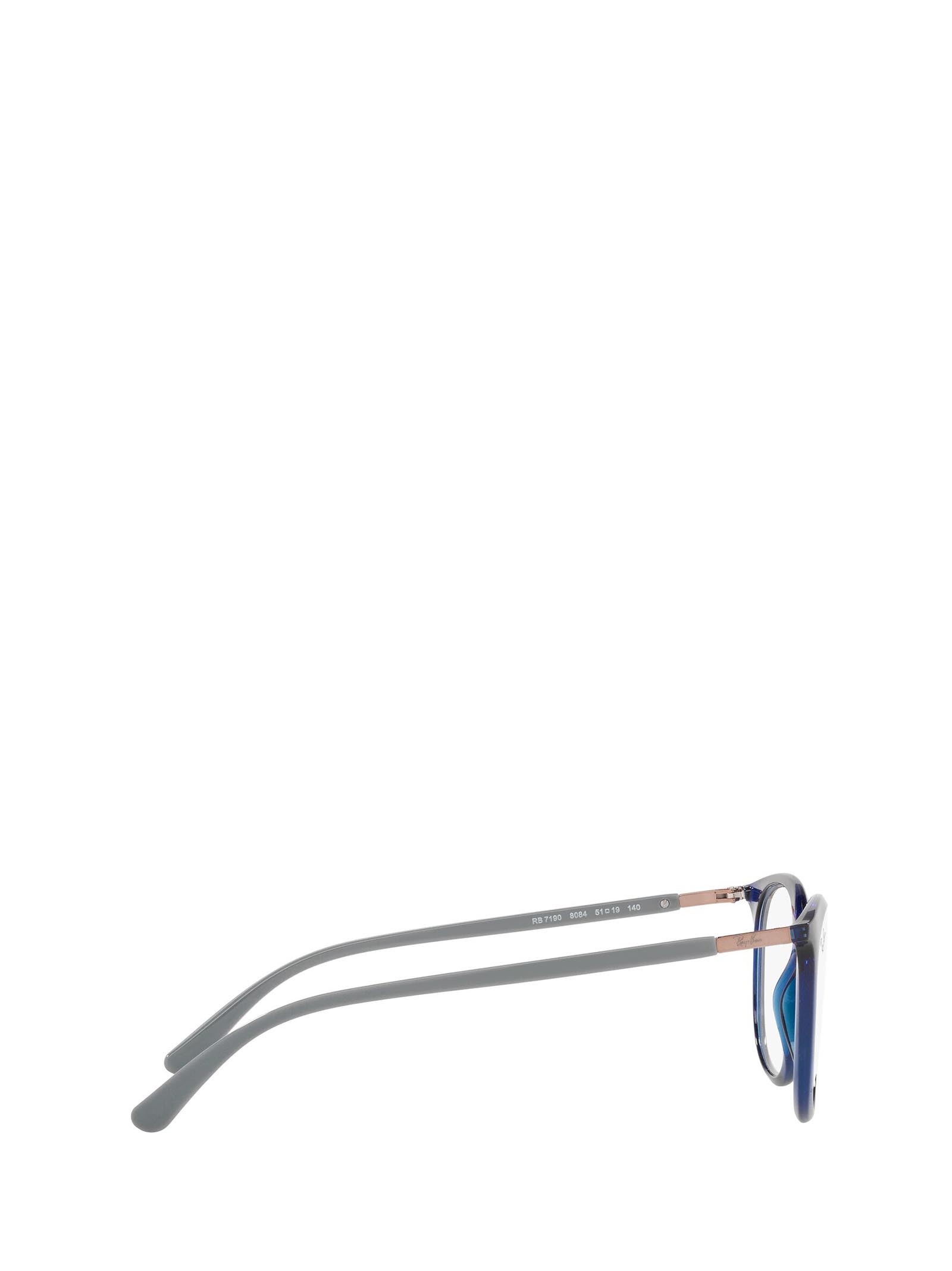 Ray Ban Logo Glasses In White