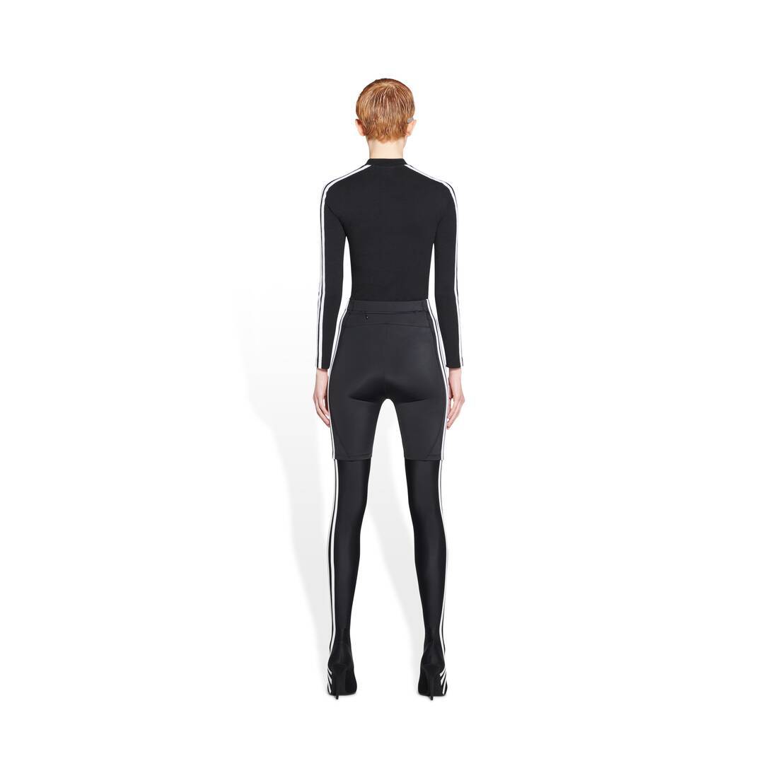 Balenciaga X Adidas 3-stripes Cycling Shorts In Black