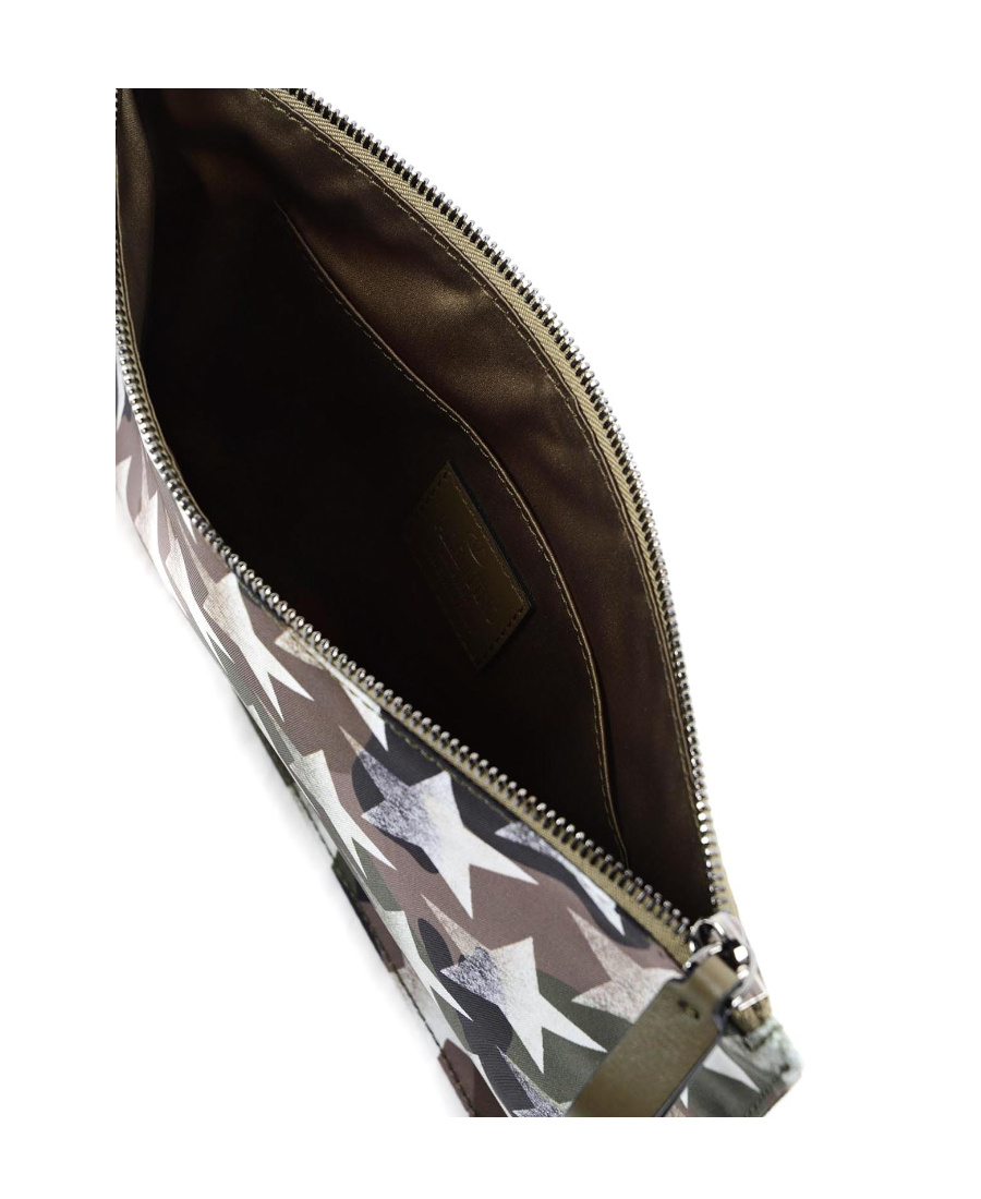 Valentino Garavani Star Pattern Handbag In White