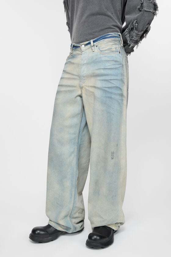 Acne Studios 1981m Loose-fit Jeans In Gray