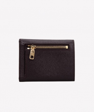 Dolce & Gabbana Gold-tone Hardware Wallets With Timeless Style In Black