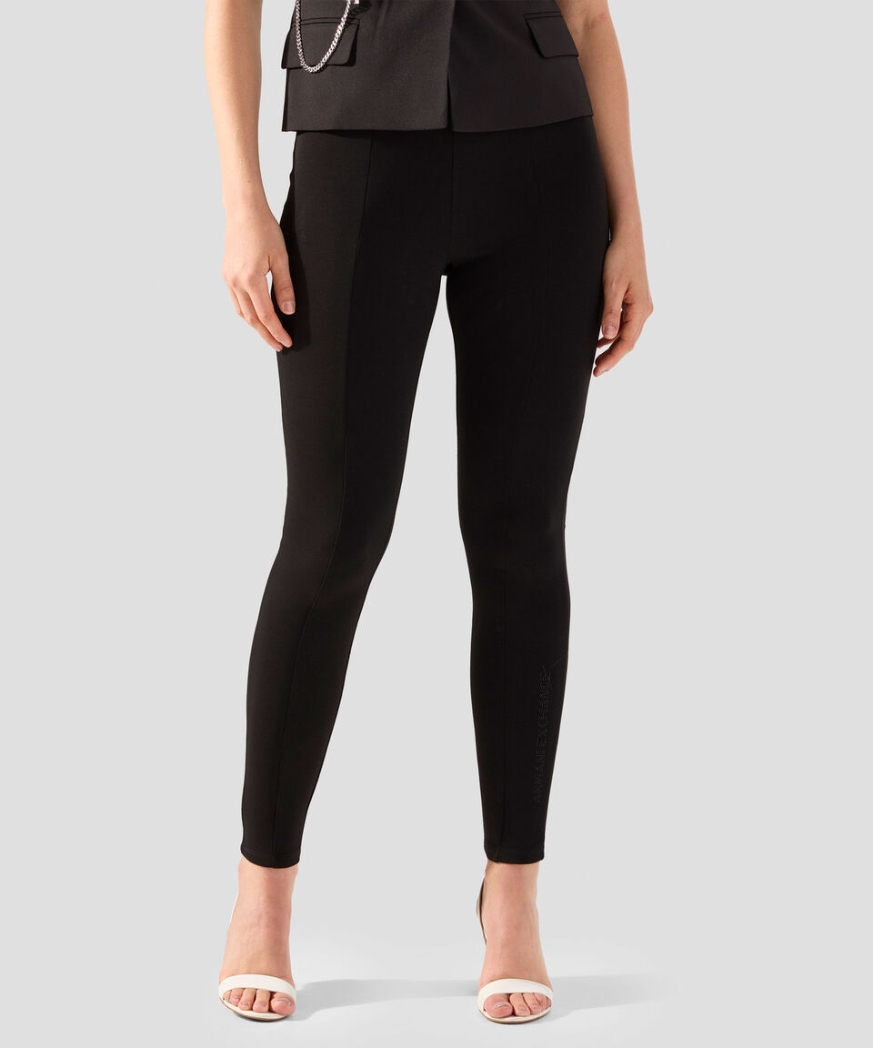 Armani Exchange Elastic Waist Leggings