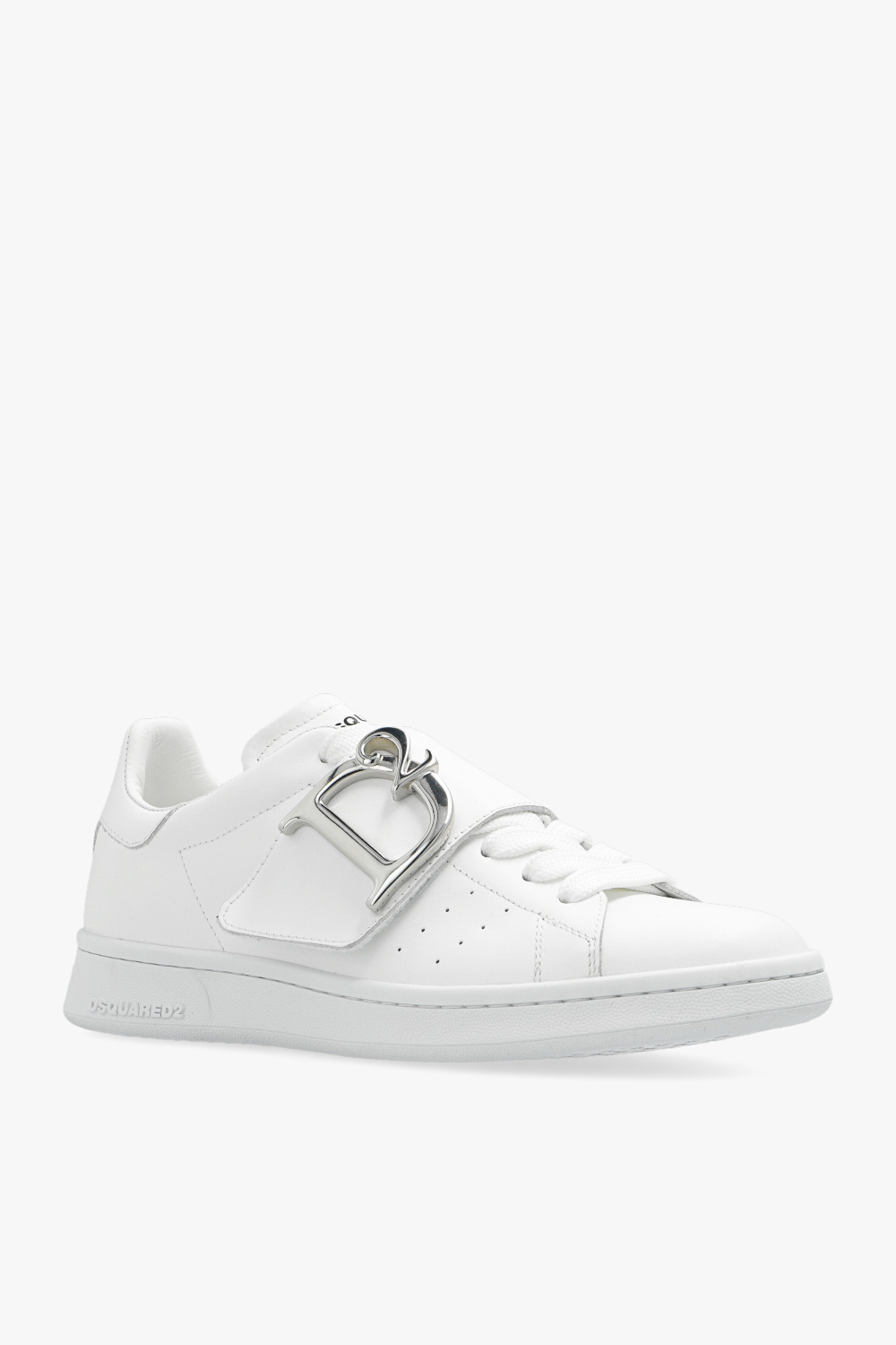 Dsquared2 Logo-detail Low-top Sneakers In White