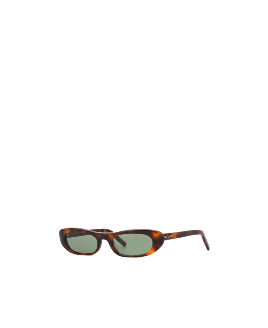 Saint Laurent Eyewear Rectangular Frame Sunglasses In Green