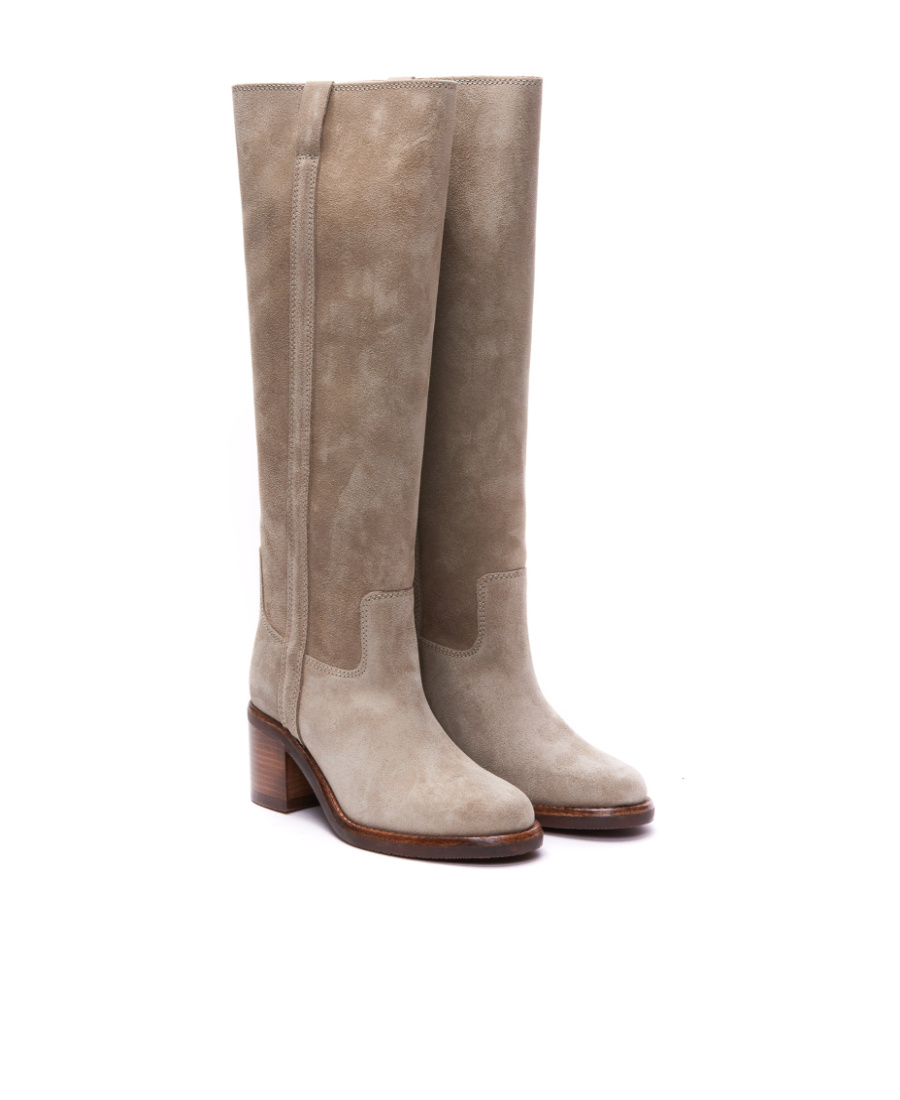 Isabel Marant Round-headed Boots In Gray