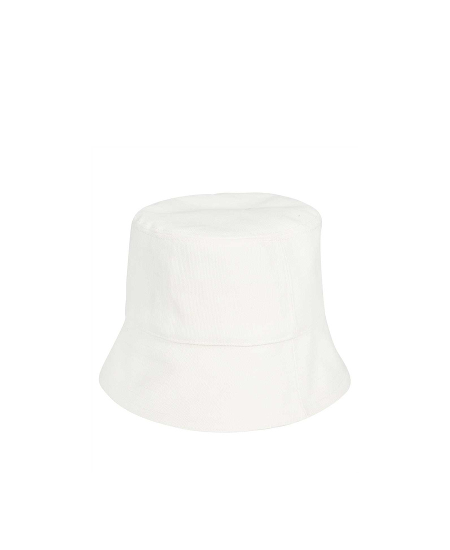 Stella Mccartney Logo Embroidered Bucket Hat In White