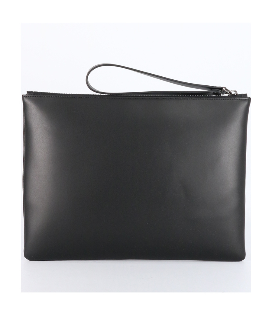Valentino Neon Vltn Clutch In Black
