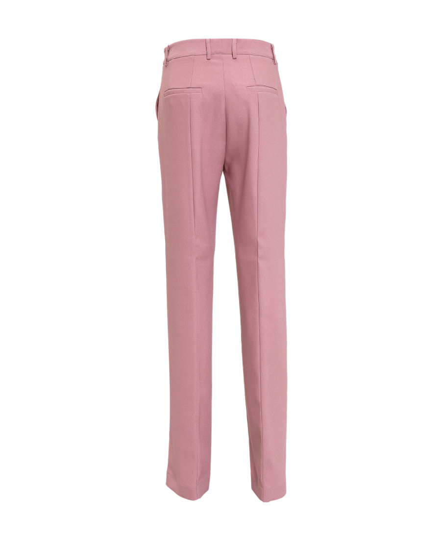 Hebe Studio High Waist Slim Trousers In Pink