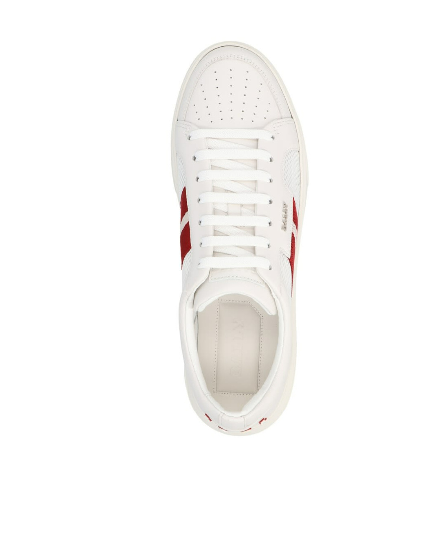 Shop Bally Melys Lace-up Sneakers In White