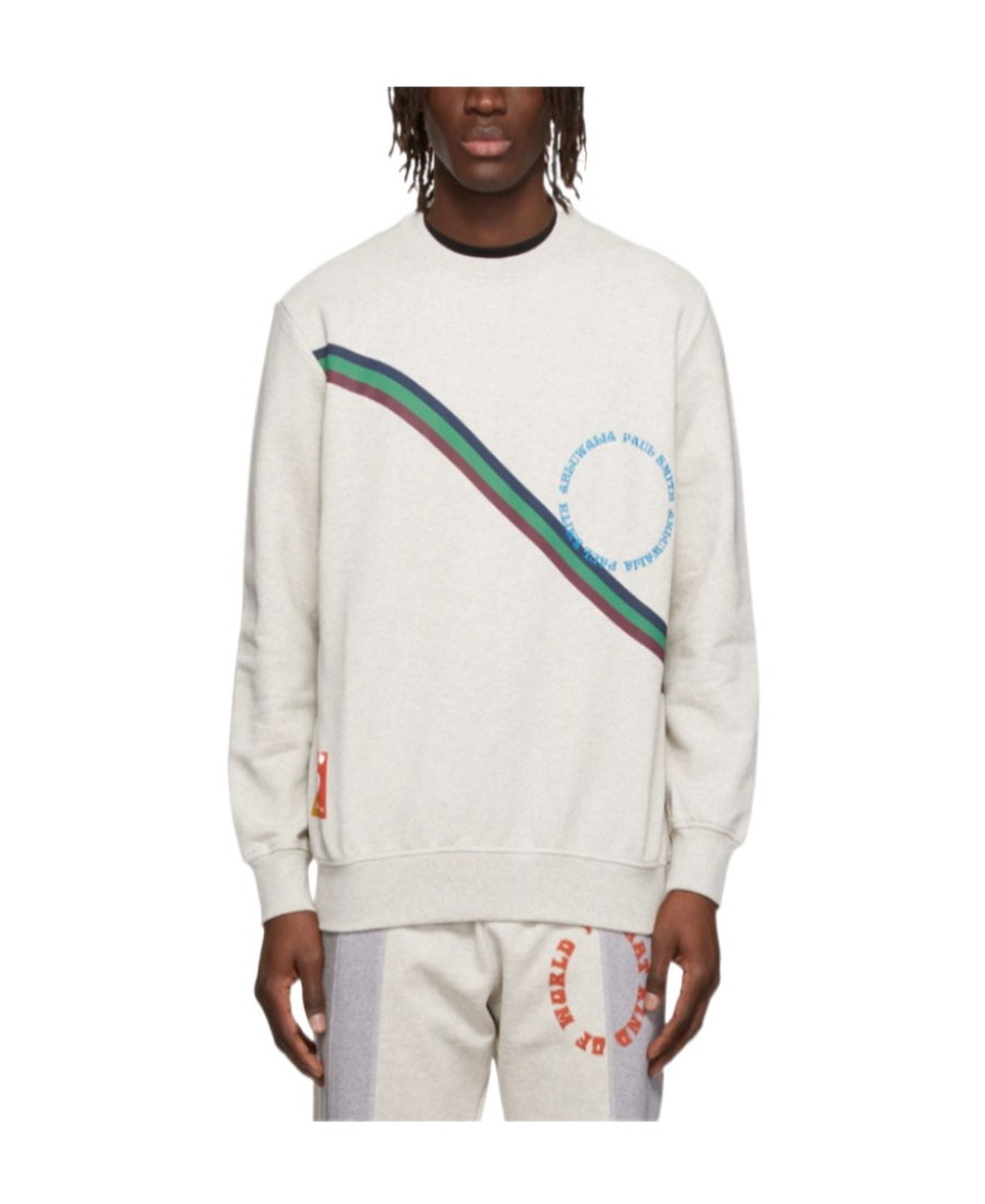 PAUL SMITH LOGO ROUND-NECKED SWEATER
