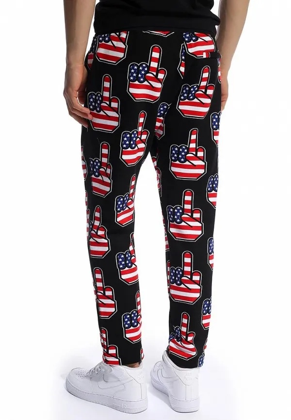 Moschino Printed Sweatpants In Black