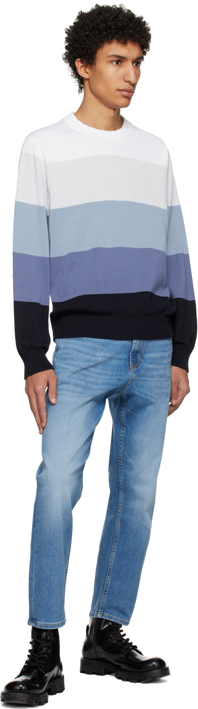 HUGO BOSS STRIPED SWEATER