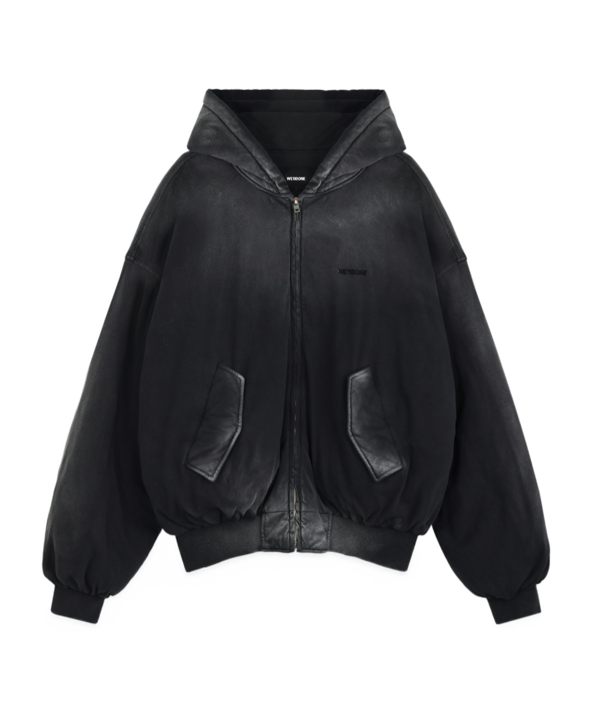 We11 Done Long-sleeved Hoodie In Black