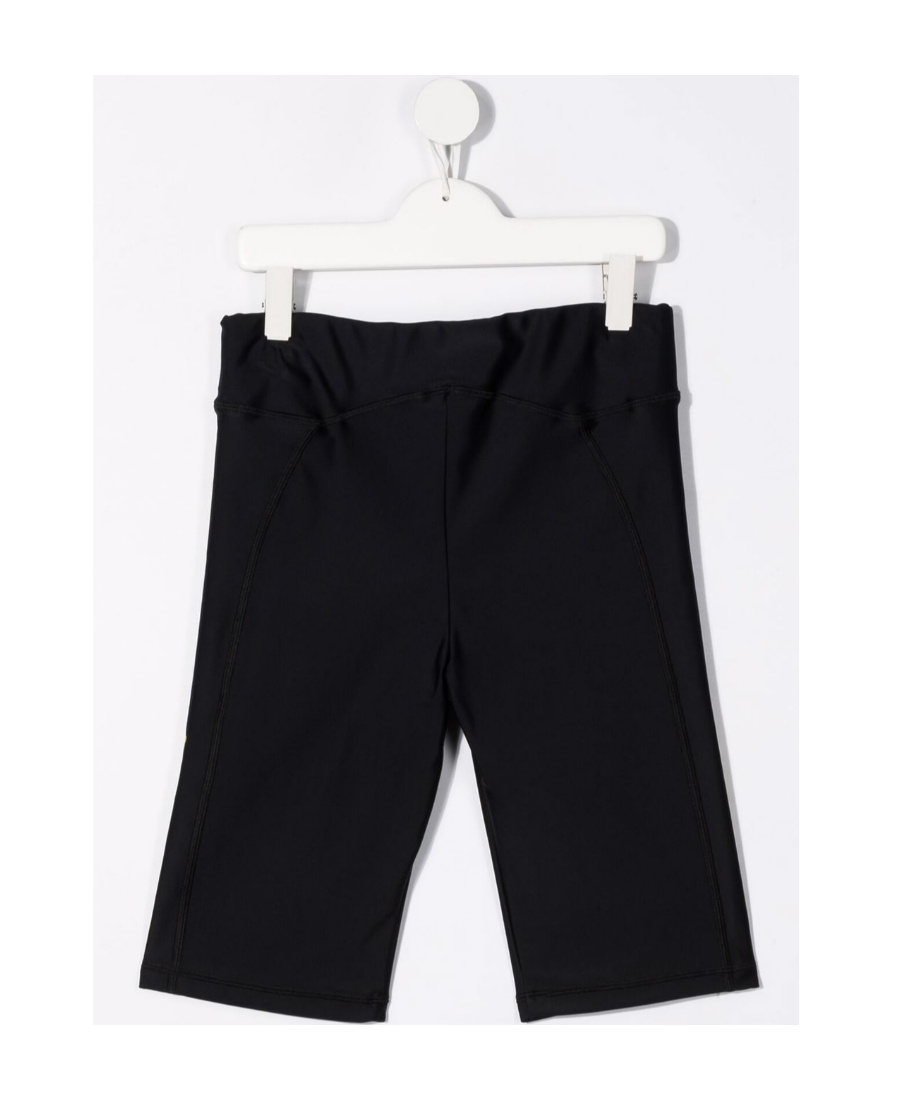 Balmain Teen Logo-print Cycling Shorts In Black
