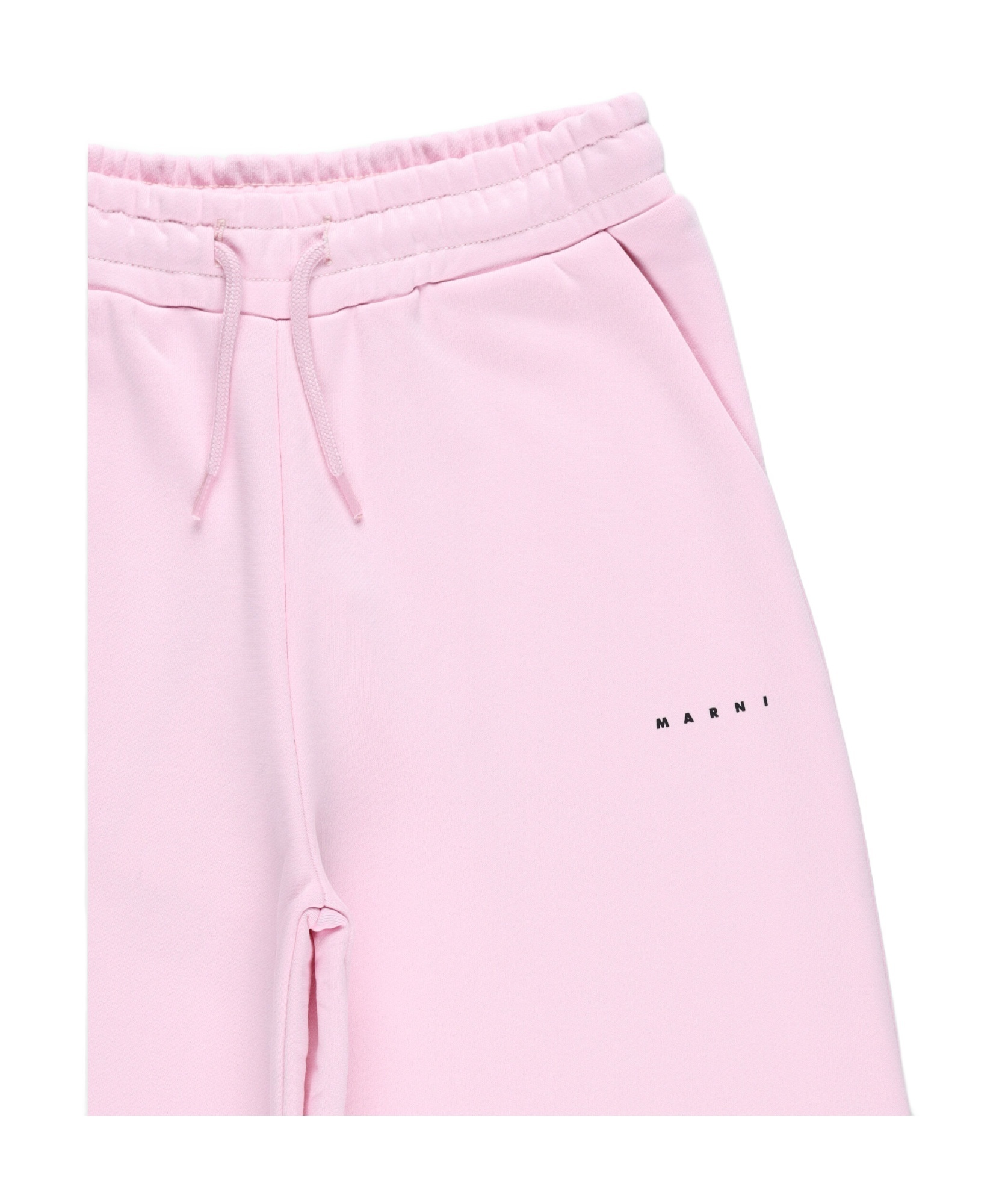 Marni Logo-embroideredtrack Pants In Pink
