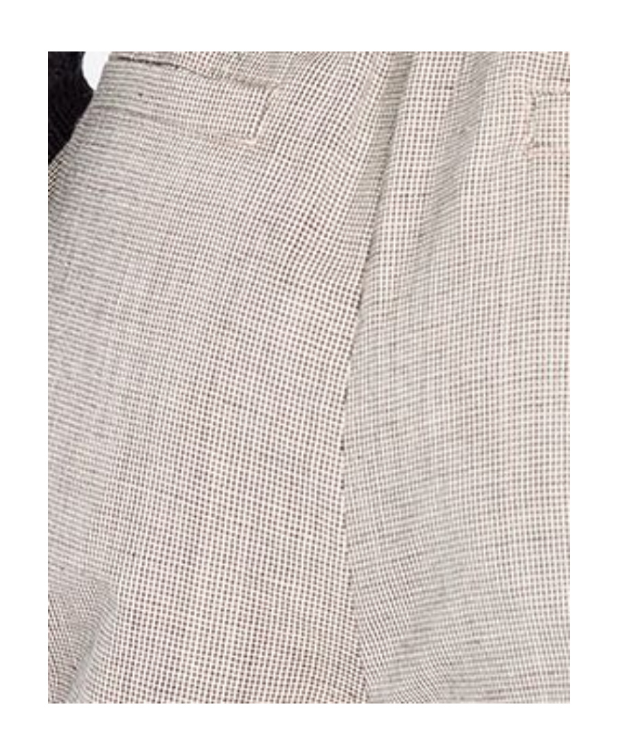 Brunello Cucinelli Paperbag-waist Trousers In Nude