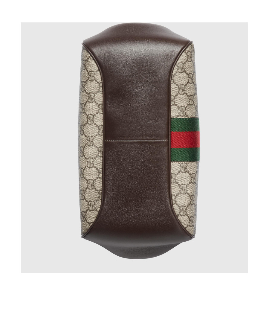 Gucci Virgo Gg Supreme Canvas Tote Bag In Nude
