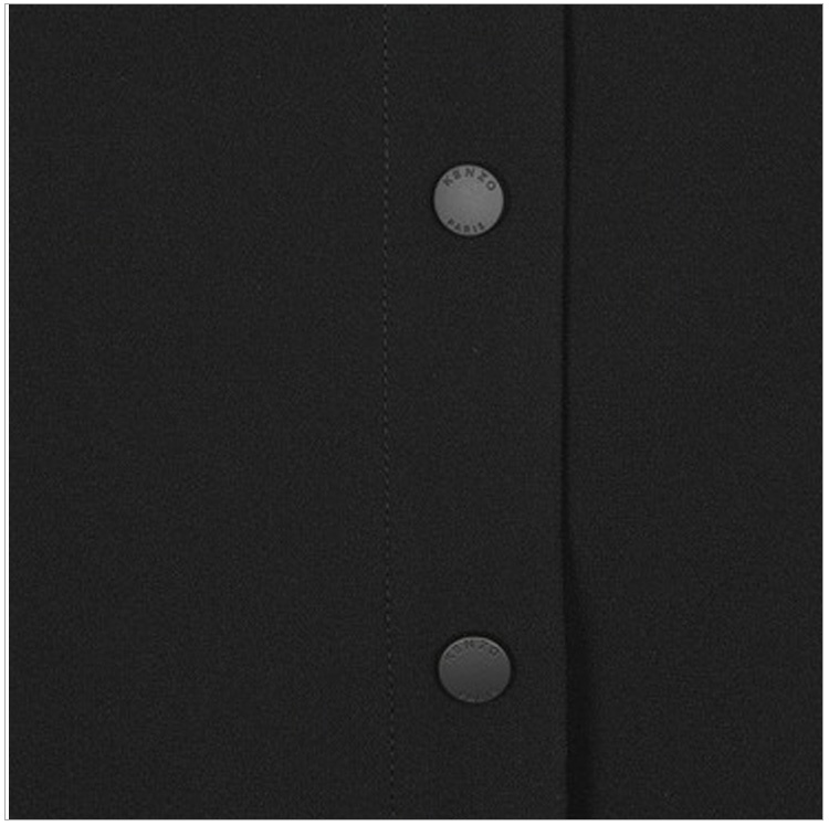 Kenzo Button Casual Jacket In Black