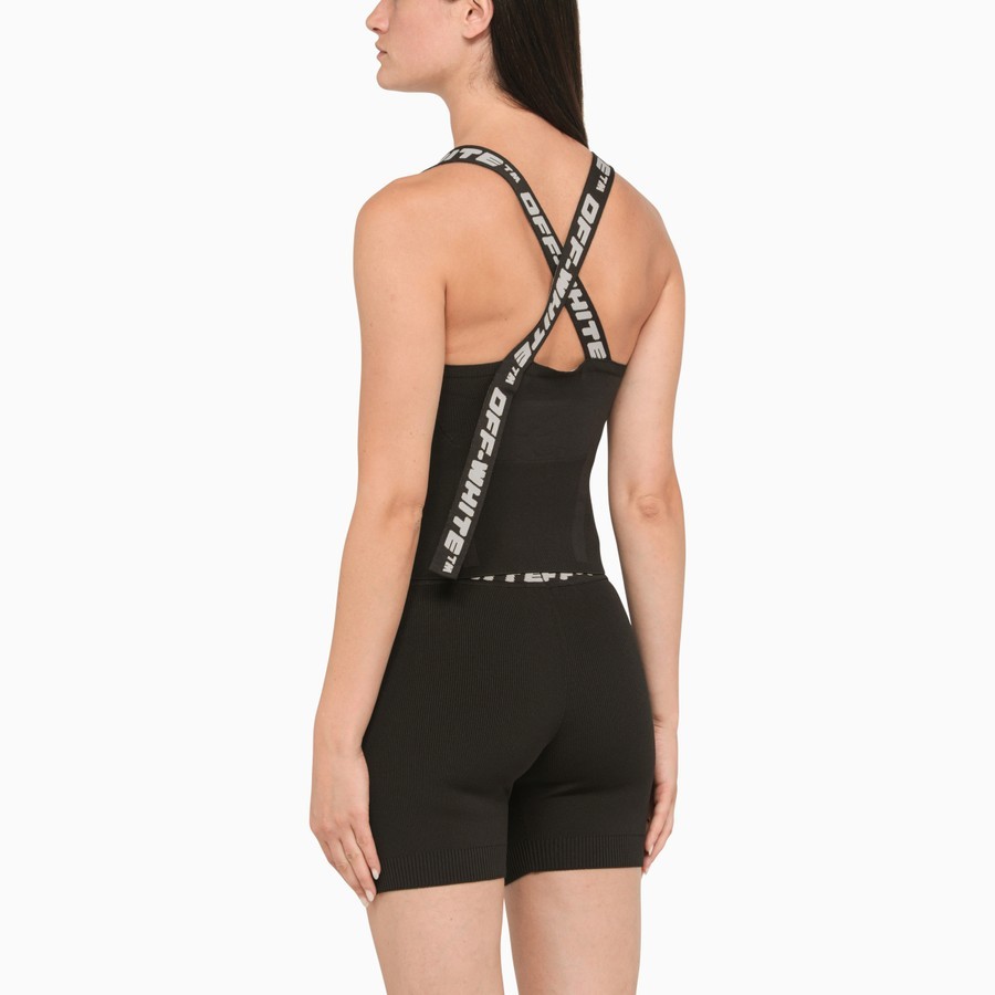 Off-white Logo Vest In Black