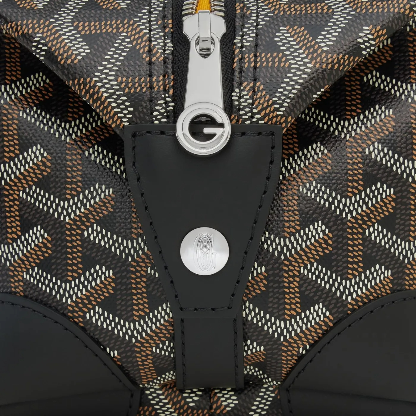 Pre-owned Goyard Bowling 25 Wash Pack