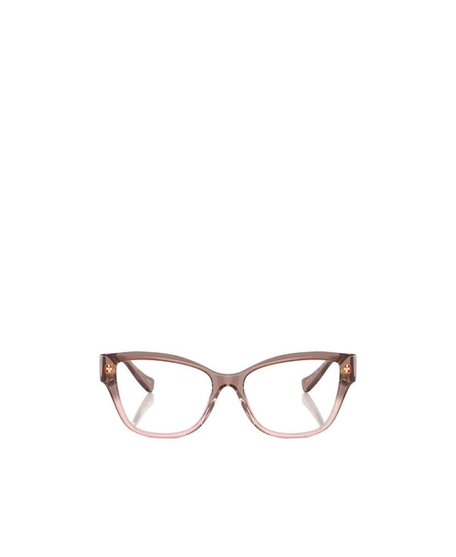 Versace Medusa-plaque Square-frame Glasses In Brown