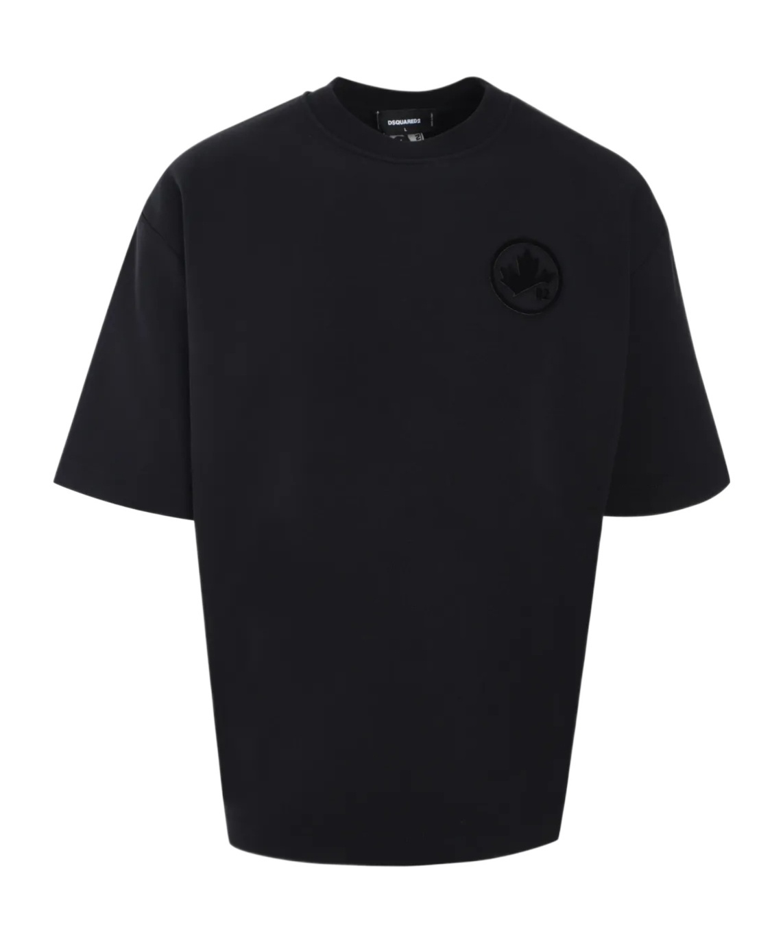 Dsquared2 Regular Fit Black T-shirt In Black