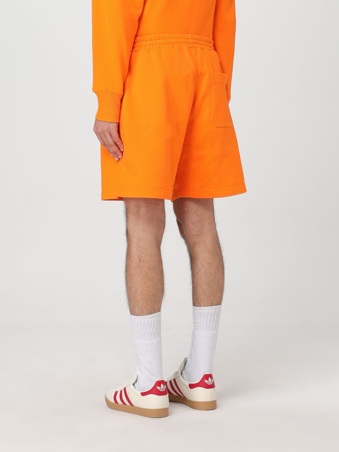 Msgm Short Men Color Orange In Orange
