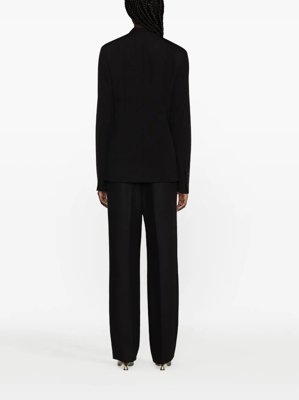 Totême Toteme Women Wool Single-breasted Jacket In Black