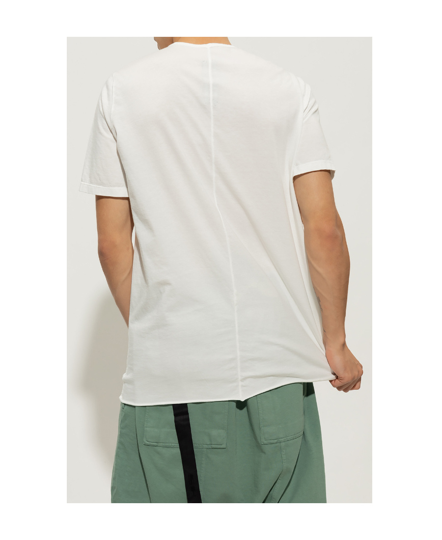 Rick Owens Drkshdw Seam-detail Short-sleeve T-shirt In White