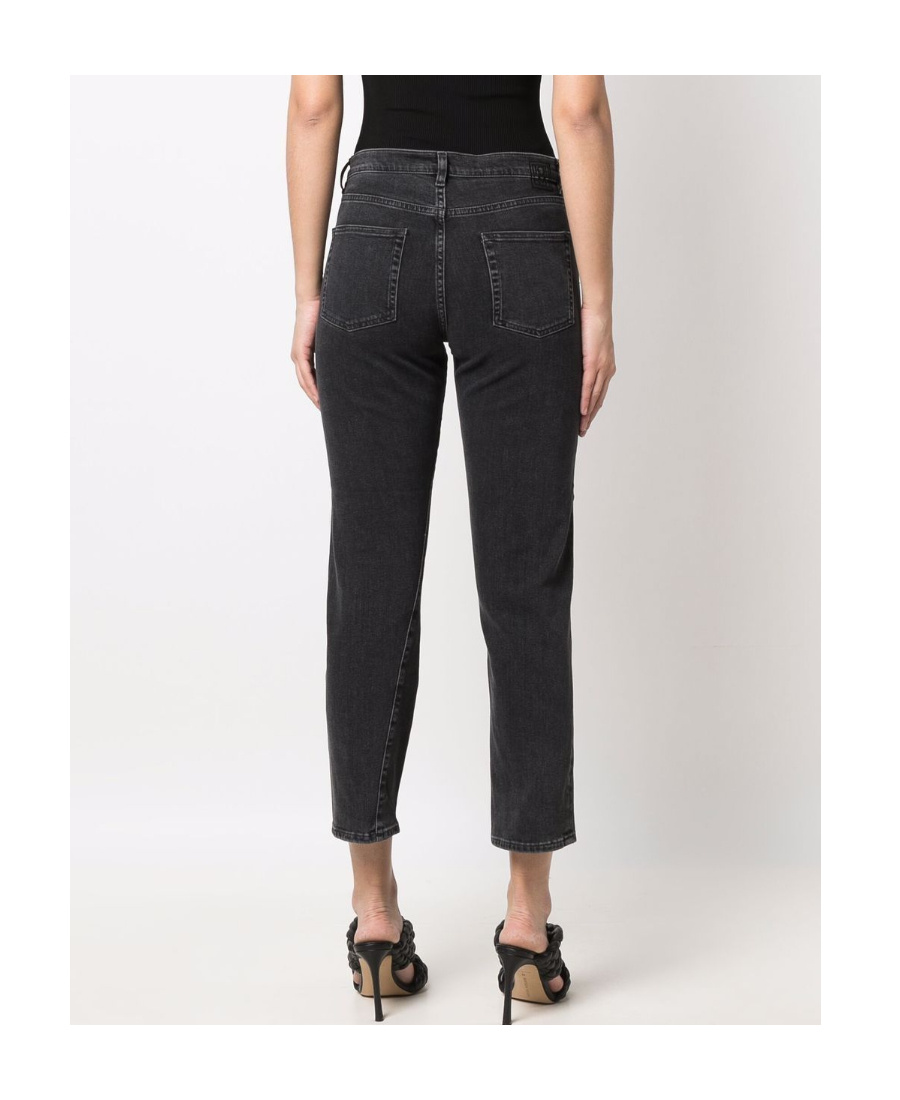 Totême Toteme Women Twisted Seam Denim Full Length In Black
