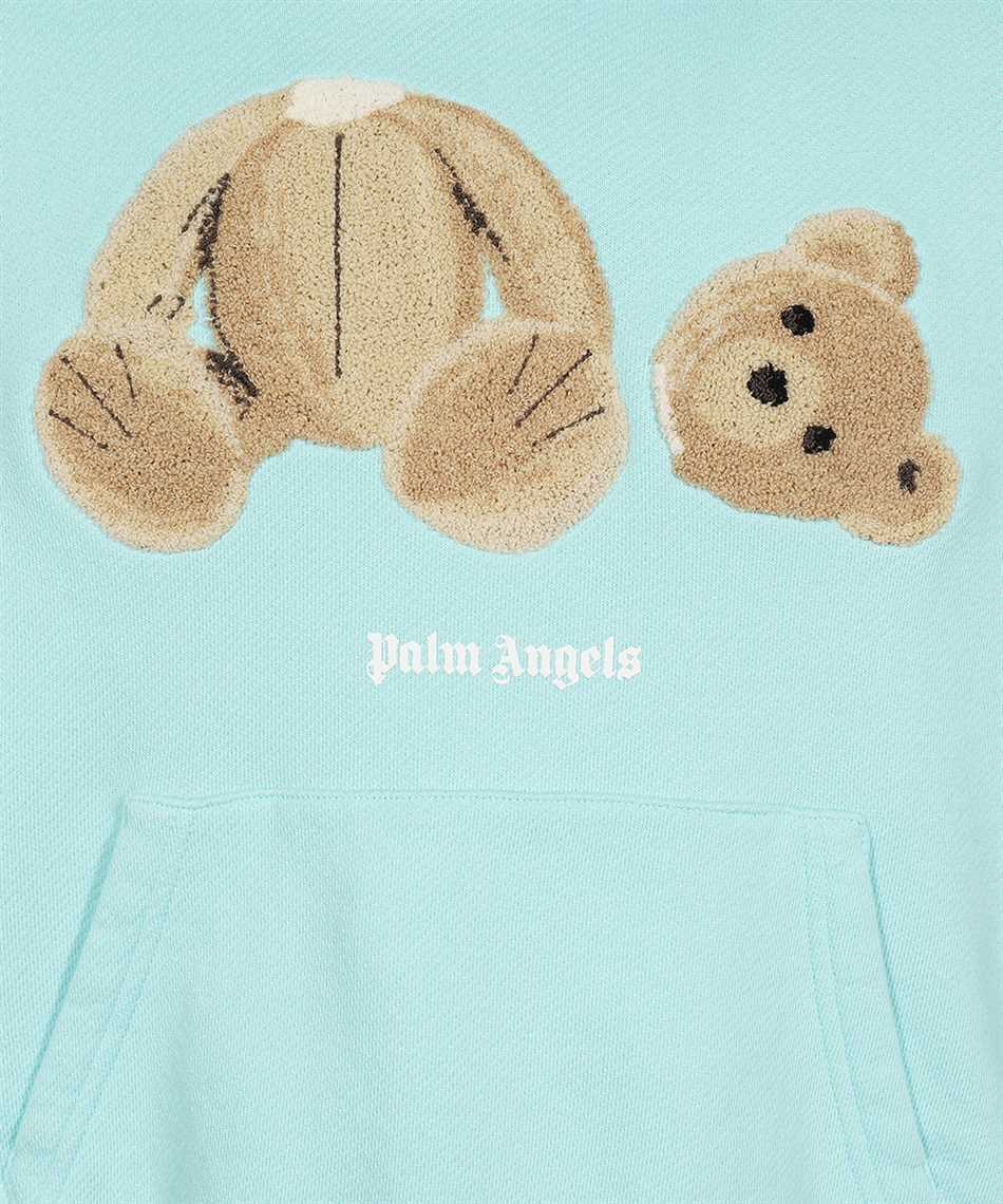 PALM ANGELS PALM ANGELS TEDDY BEAR DRAWSTRING HOODIE