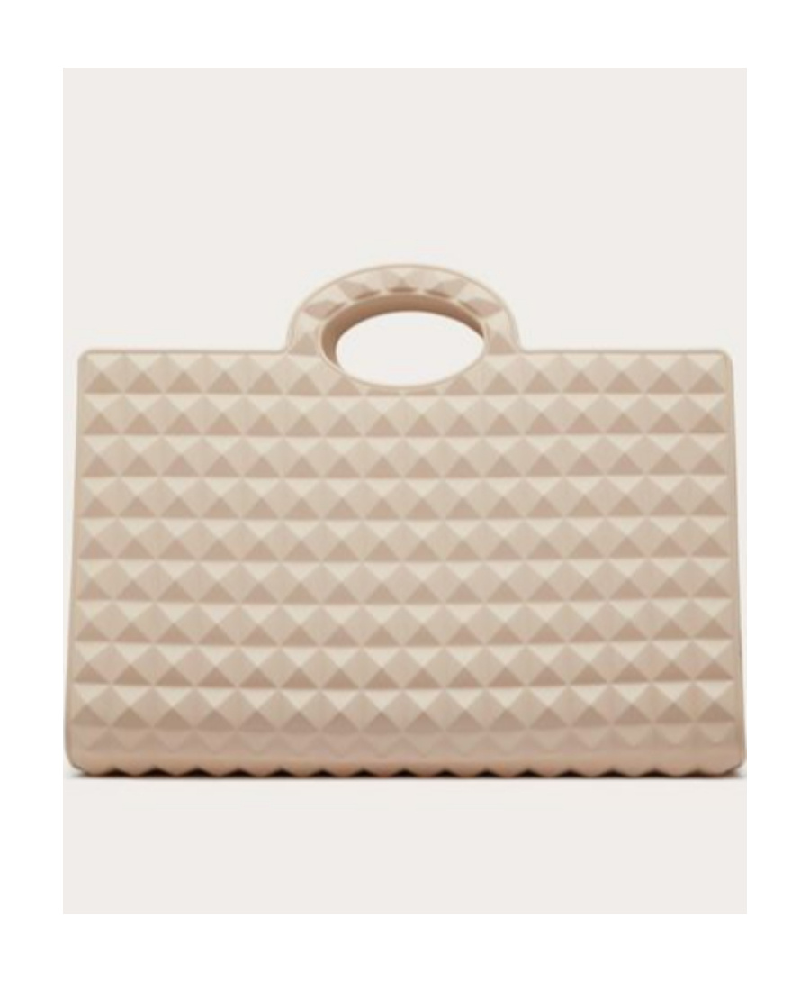Valentino Shopper Tote Bag In Nude