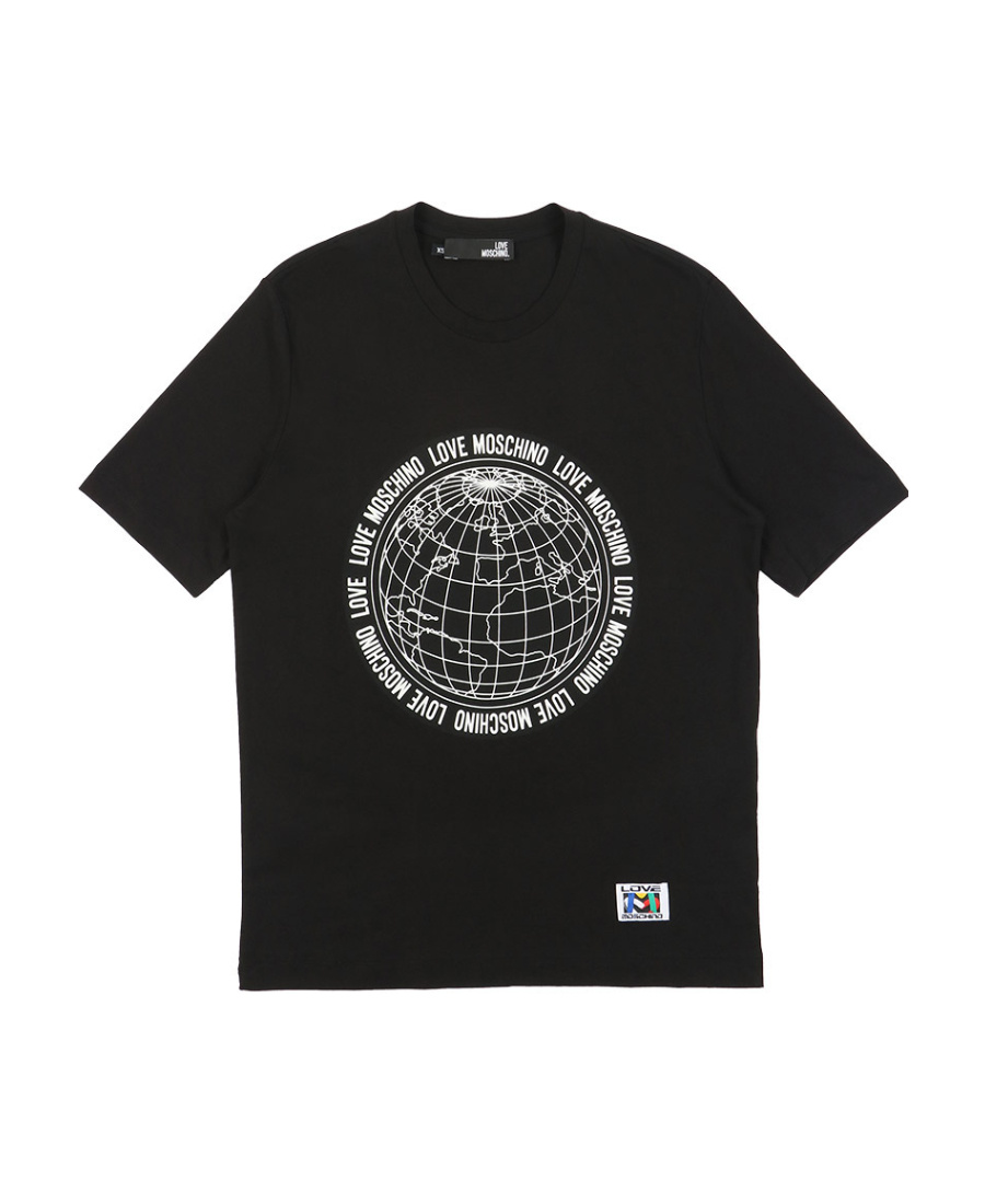Moschino Printed T-shirt In Black