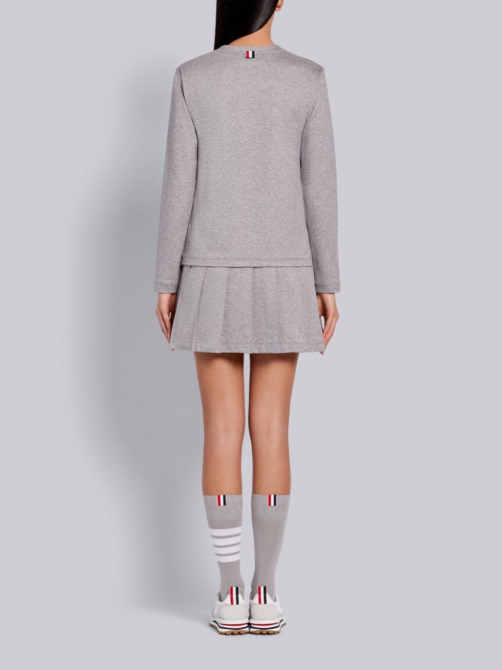 Thom Browne Short Dresses In Gray