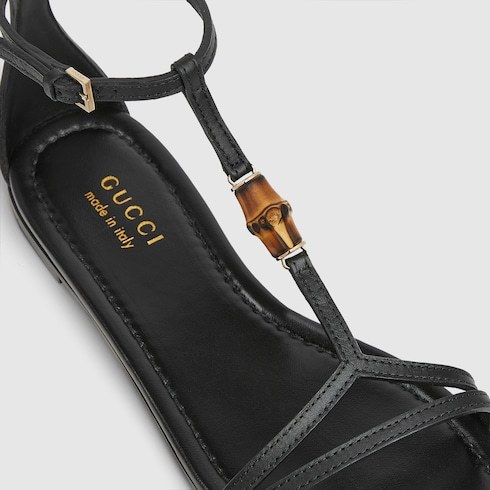 Gucci Women's Sandal With Bamboo Detail