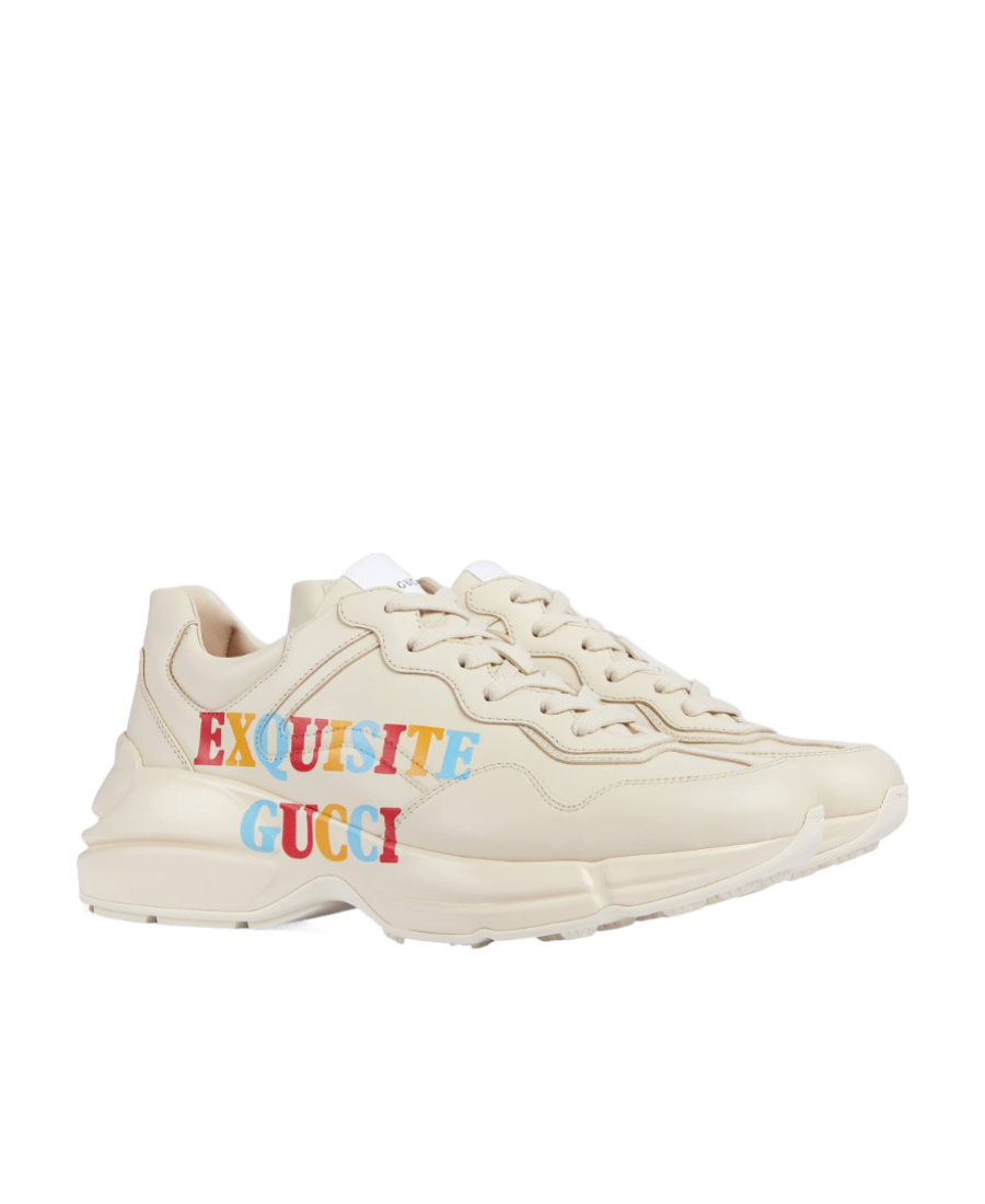 Gucci Graphic-print Low-top Sneakers In White