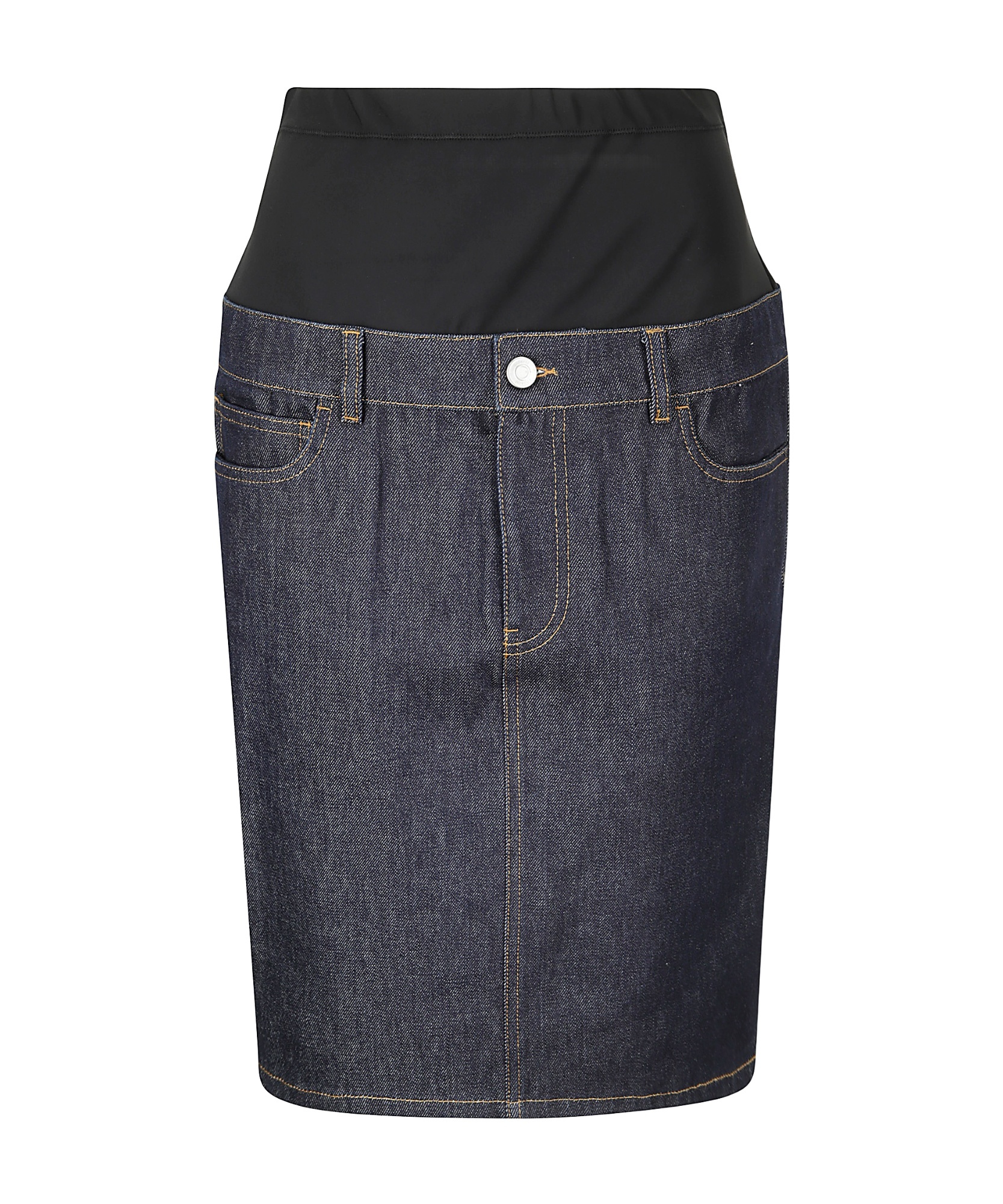 Shop Coperni Belt-loop Skirt In Black