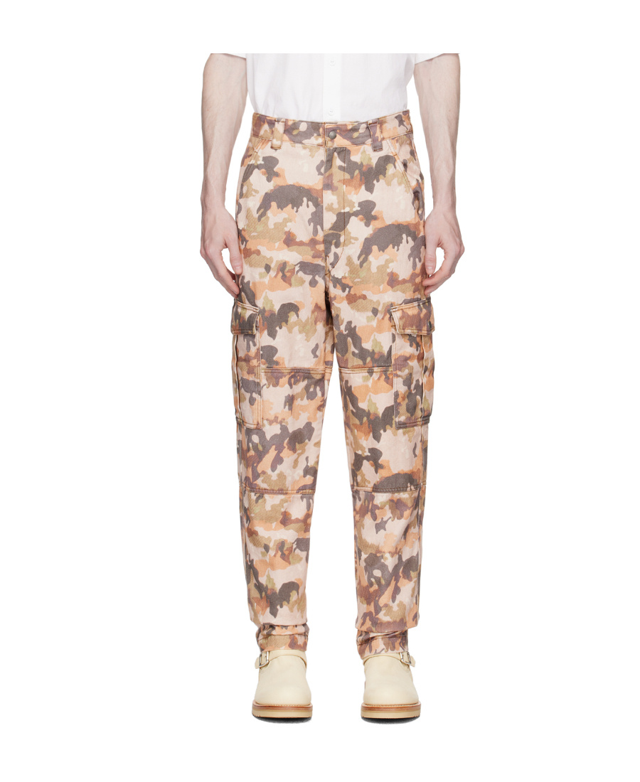 Isabel Marant Cargo Pants In Nude