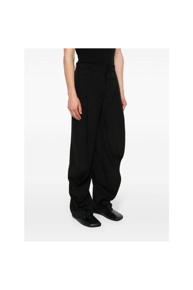 Y/project Belt-loop Casual Pants In Black