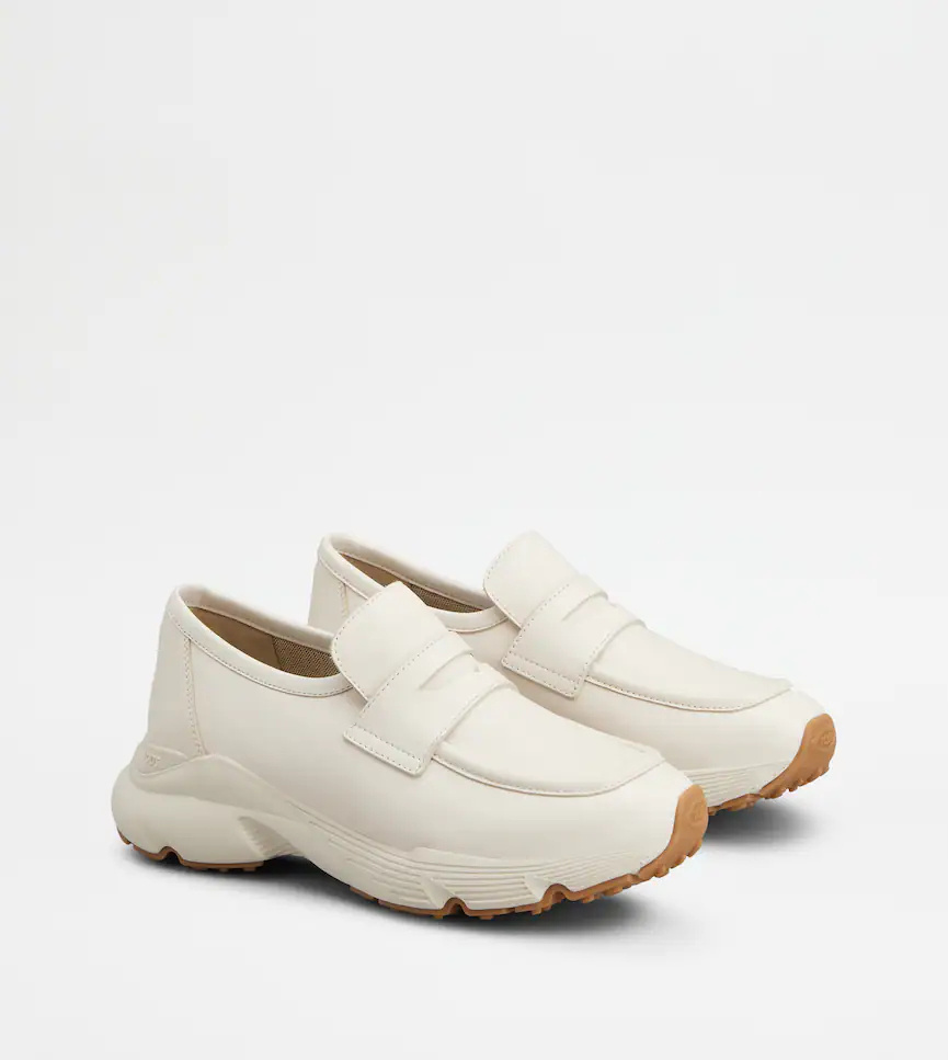 Tod's Penny Bar Sporty Loafers In Brown