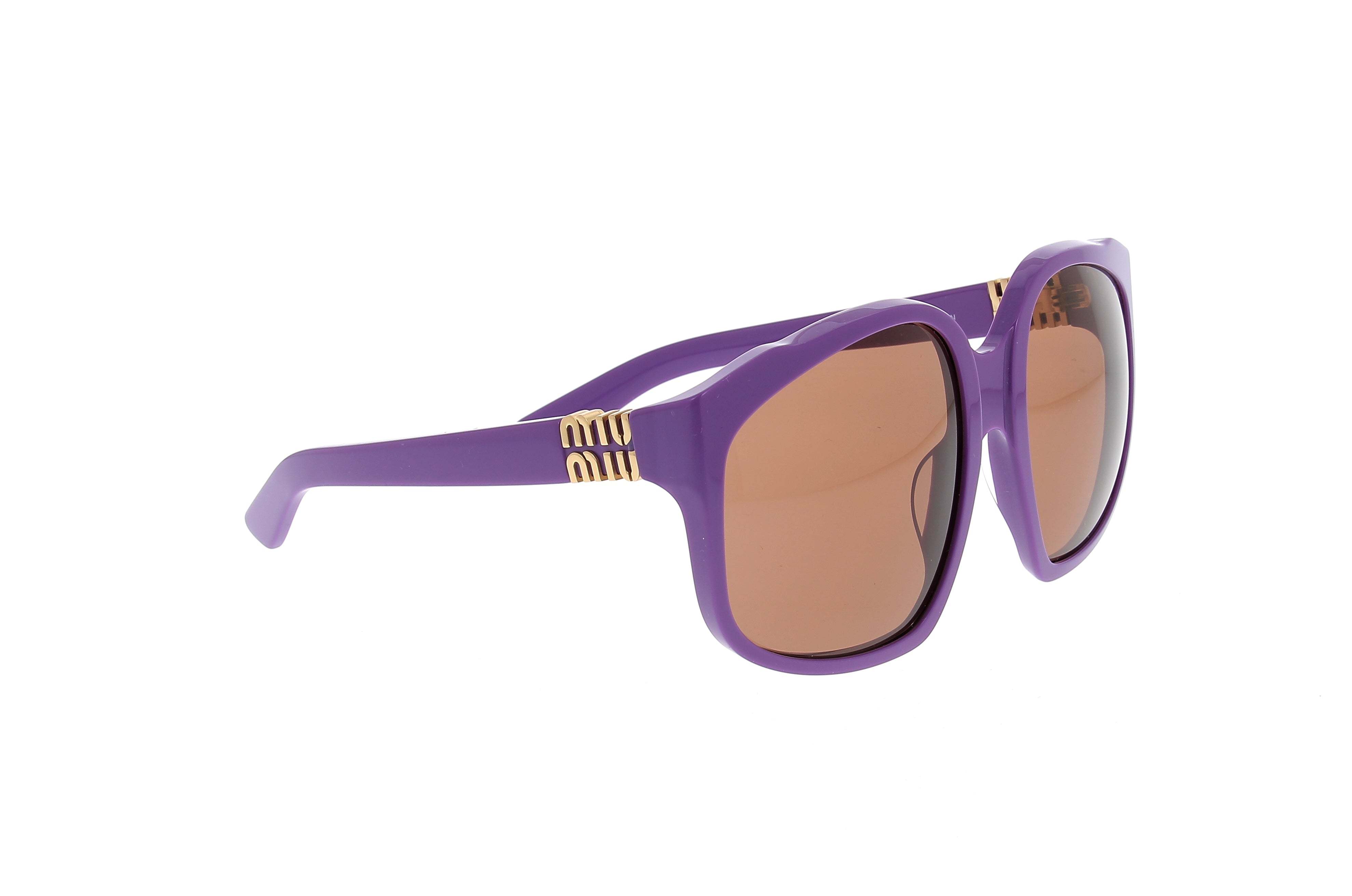 Miu Miu Full Frame Sunglasses In Brown
