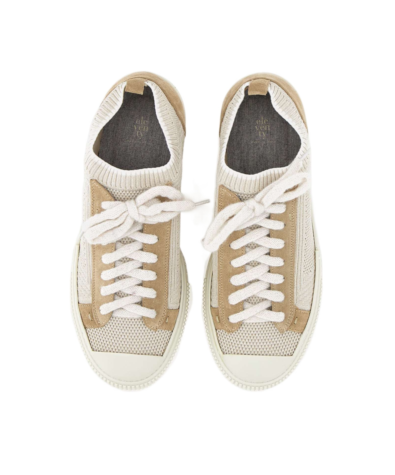 Eleventy Lace-up Casual Shoes In Brown