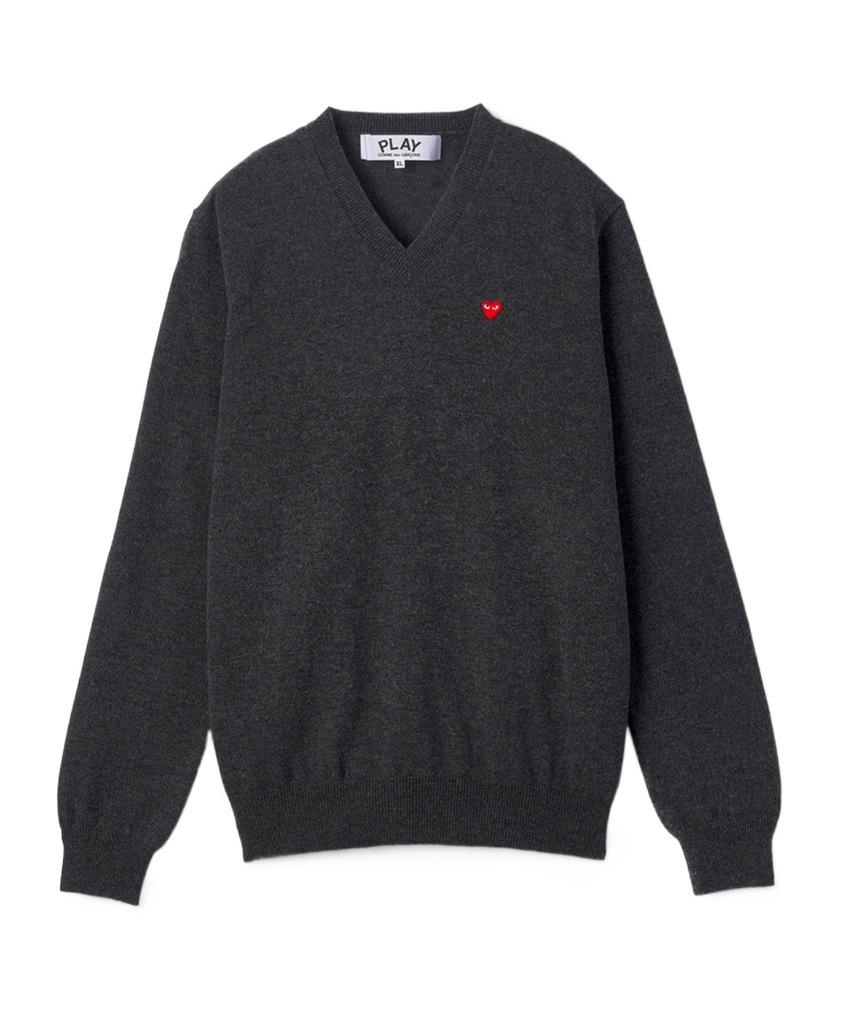 Comme Des Garçons Long-sleeved Sweater In Black
