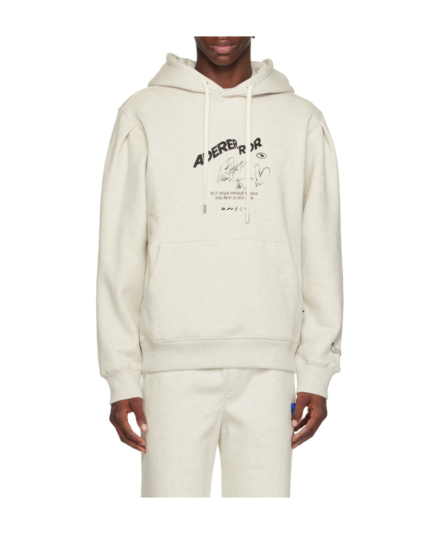 Ader Error Hoodie In White