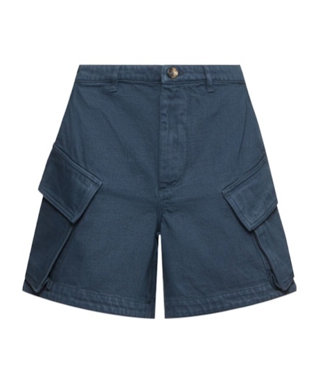 Jw Anderson Cargo Shorts In Navy Blue