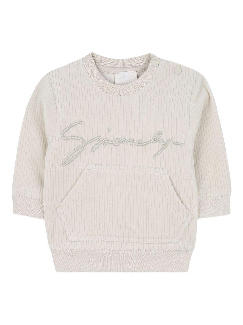 Givenchy Ribbed Tracksuit In White