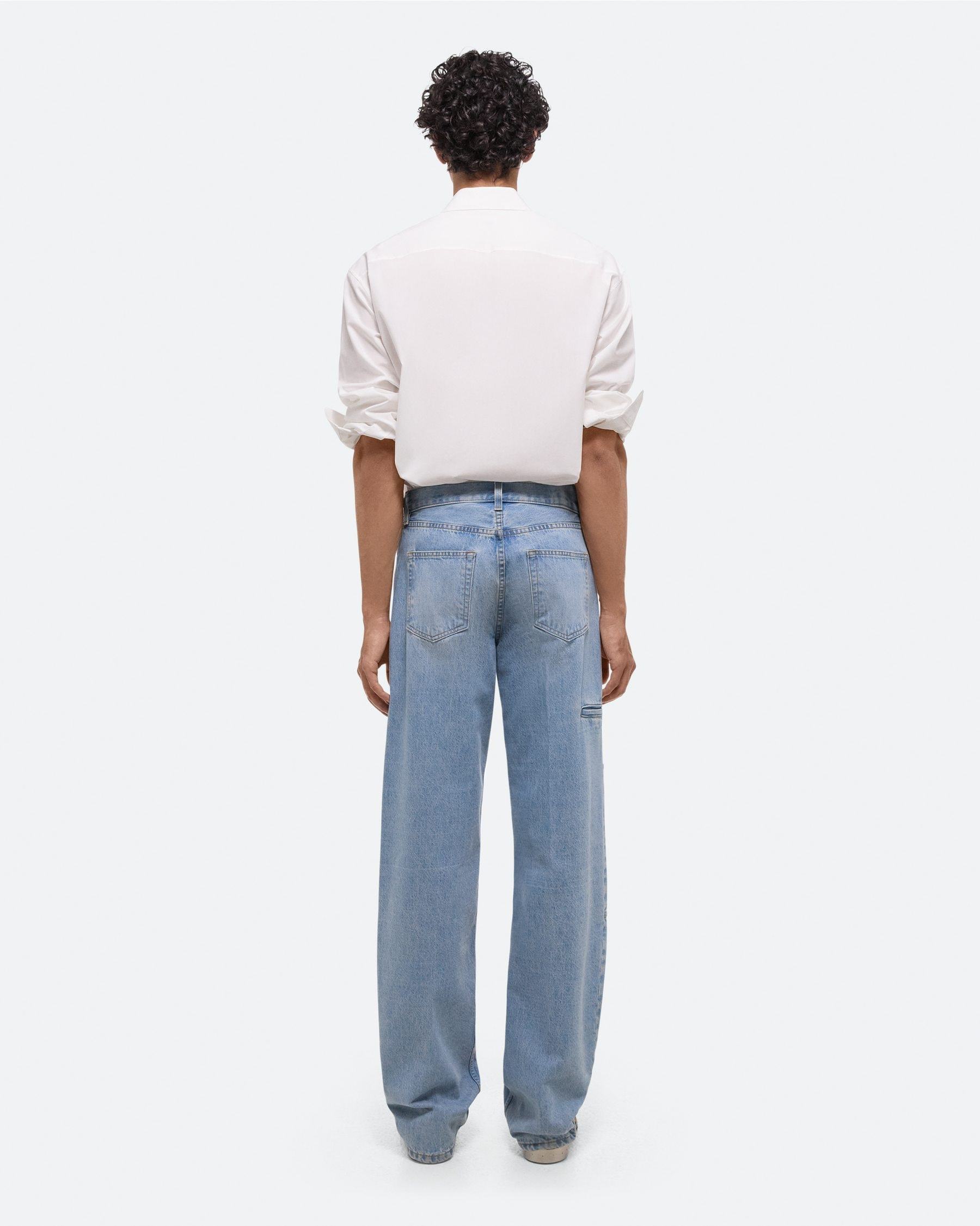 Helmut Lang Carpenter Straight Jeans In Blue